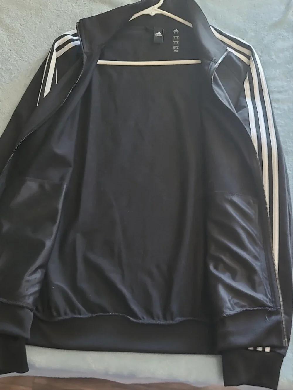 adidas Classic Track Jacket with White Stripes